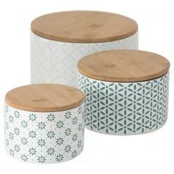 Boltze Boîtes Maiko (3 éléments) - Faïence - Multicolore