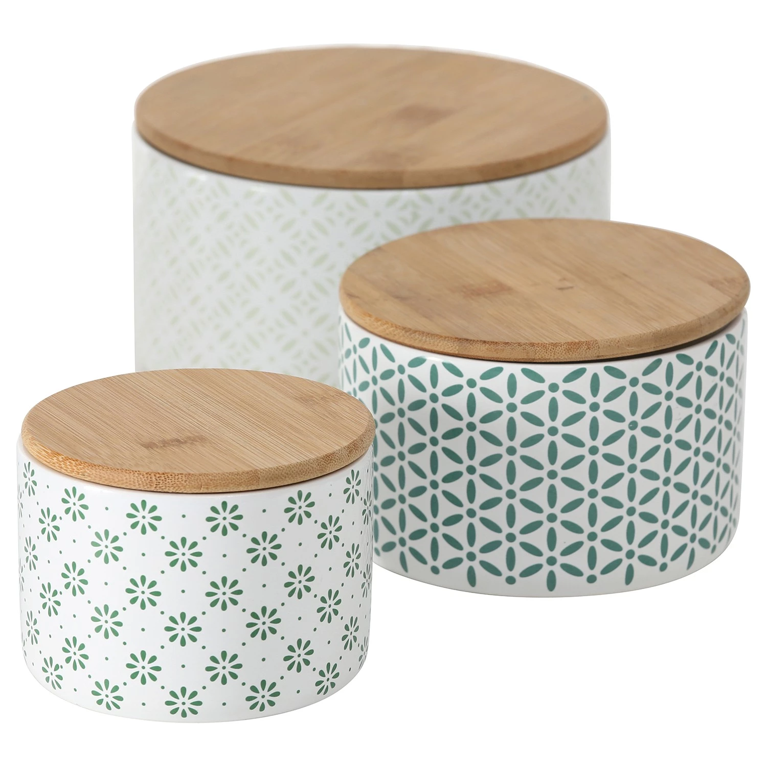 Boltze Boîtes Maiko (3 éléments) - Faïence - Multicolore