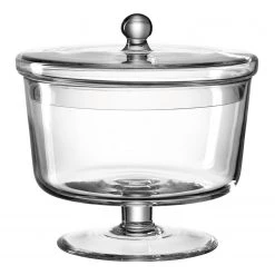 Leonardo Pot Poesia III - Verre transparent - 19 cm