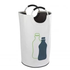 WENKO Collecteur de bouteilles Jumbo - Polyester - Beige