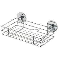 WENKO Panier Turbo-Loc Byske - Métal - Argenté