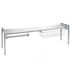 WENKO Pont d’évier Exquisit - Métal - Argenté