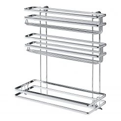 WENKO Dérouleur pour essuie-tout Trio Style - Métal - Noir