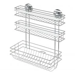 WENKO Dérouleur pour essuie-tout Trio - Métal - Noir