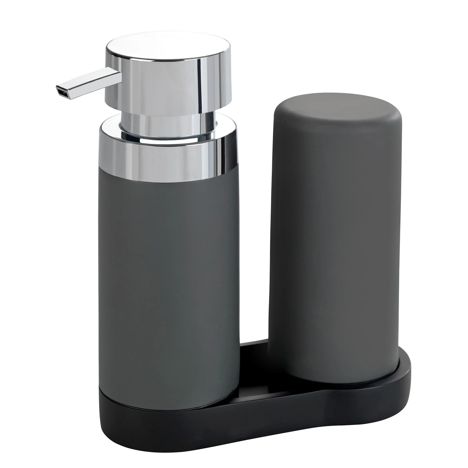 WENKO Set pour vaisselle Arzon (2éléments) - Polyrésine / Silicone - Gris – Image 6