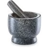 Zeller Mortier et pilon Varkala - Granit - Anthracite - Diamètre : 12 cm