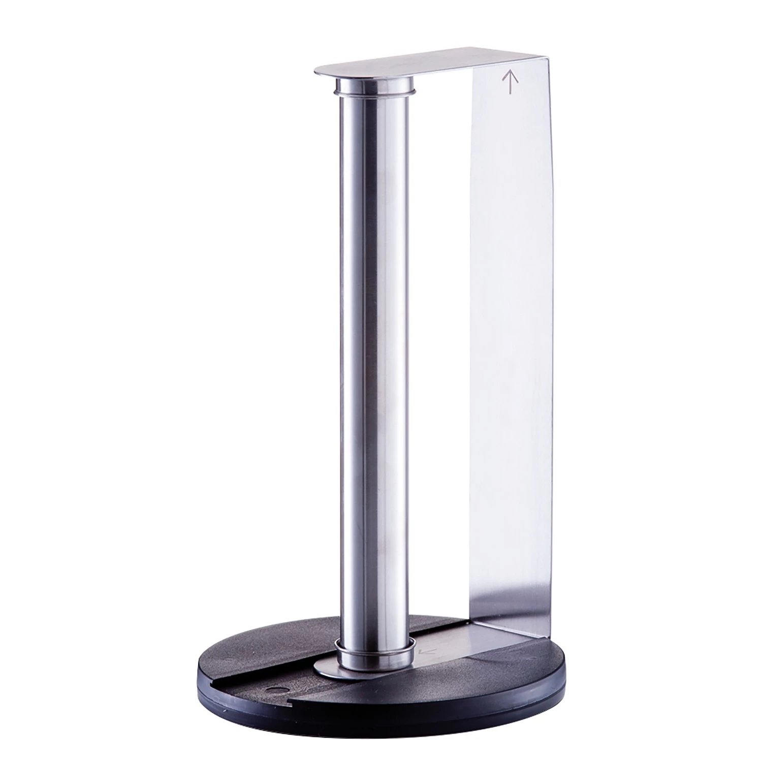 Zeller Dérouleur pour essuie-tout Molteno - Acier inoxydable - Argenté - Ø 17 cm x 30 cm