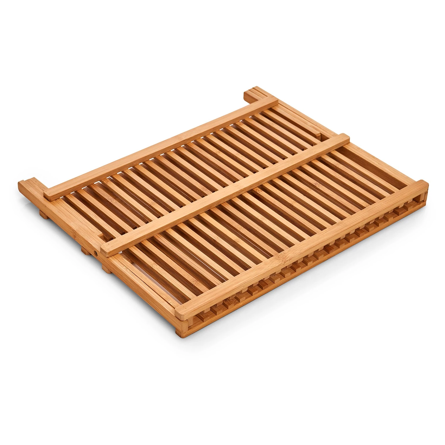 Zeller Égouttoir à vaisselle Karise - Bambou - Naturel - 42 cm x 35 cm x 25 cm – Image 2