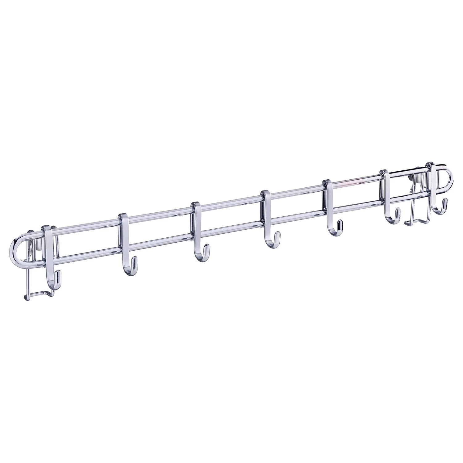 WENKO Patère Vacuum-Loc Style - Acier - Argenté - Largeur : 60 cm