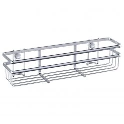 WENKO Étagère à épices Vacuum-Loc Style - Chrome - Argenté