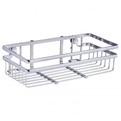 WENKO Étagère universelle Vacuum-Loc Style - Chrome - Argenté