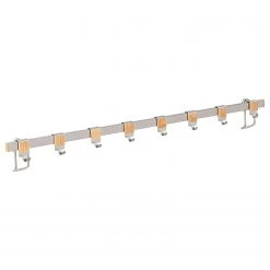 WENKO Patère Vacuum-Loc Premium - Nickel / Acier inoxydable - Argenté - Largeur : 60 cm