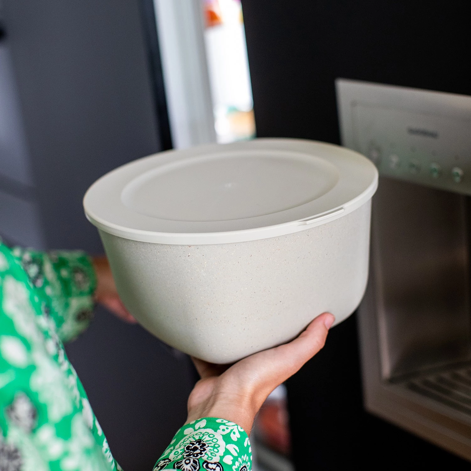 Koziol Boîte hermetique Connect Box Recycle - Polypropylène / Épicéa - Sable – Image 2