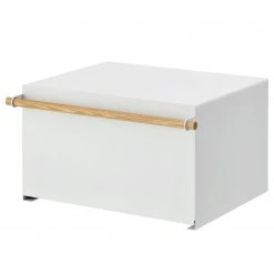 Yamazaki Huche à pain Tosca - Acier / Frêne - Blanc