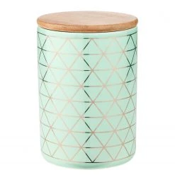 Butlers Boîte Zigzag QUEEN IT - Dolomite / Bambou / Silicone - Menthe / Doré