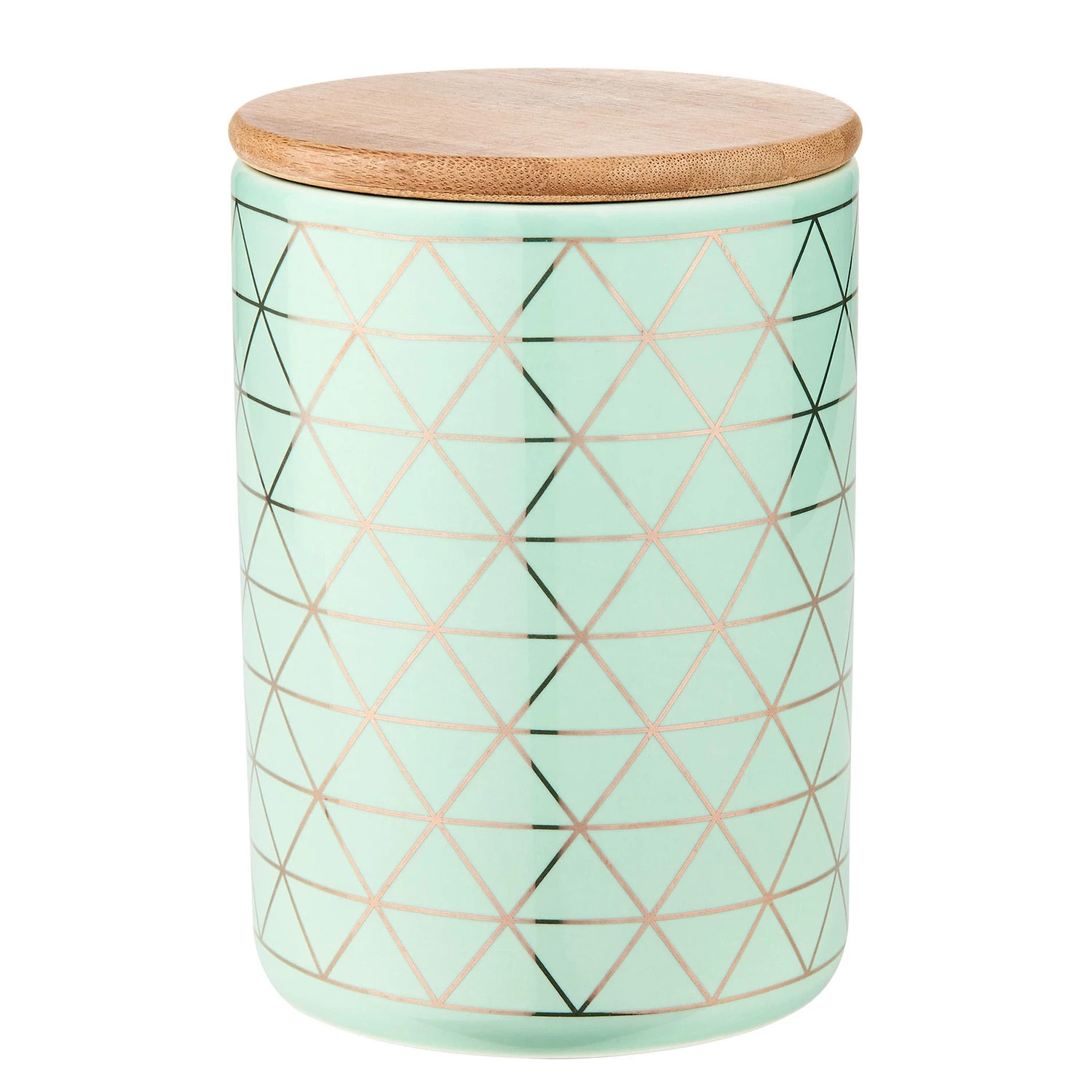 Butlers Boîte Zigzag QUEEN IT - Dolomite / Bambou / Silicone - Menthe / Doré