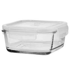 Butlers Boîte FIT FOR FOOD - Verre / Matière plastique / Silicone - Blanc - 15 x 7 cm