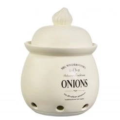 Butlers Pot à oignons MRS WINTERBOTTOM’S II - Céramique - Crème