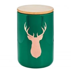 Butlers Boîte Cerf QUEEN IT - Dolomite / Bambou / Silicone - Vert / Doré