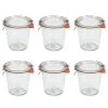 Butlers Verres de cuisson WECK II (lot de 6) - Verre transparent - Transparent