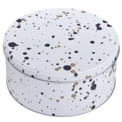 Butlers Boîte COOKIE JAR VIII - Aluminium - Noir / Blanc / Doré