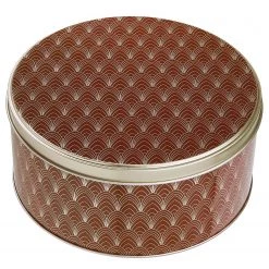 Butlers Boîte COOKIE JAR VI - Aluminium - Rouge foncé / Doré